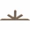 Ekena Millwork Saratoga Smooth Timber Gable Bracket, Douglas Fir, 48"W x 22"H x 1 1/2"D x 3 1/2"F, 11/12 Pitch GBW048X22X0204SAR00SDF - alternate 5